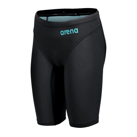  ARENA PowerSkin IMPULSO Junior Garçon ( 6 à 14 ans) - Black Teal - Jammer Natation compétition | Les4Nages