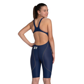 ARENA Powerskin ST NEXT (6-14ans) Dos Ouvert Junior Fille Navy - Combinaison Fille compétition