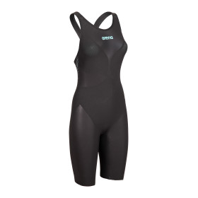 ARENA VELOCE Dos Ouvert (Open Back ) Powerskin Black Teal - Combinaison Natation Femme