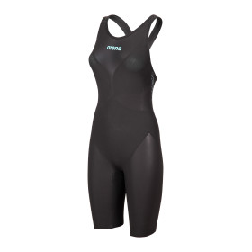 ARENA VELOCE Dos Ouvert (Open Back ) Powerskin Black Teal - Combinaison Natation Femme