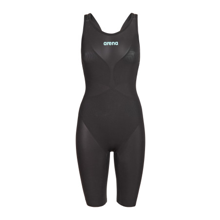 ARENA VELOCE Dos Ouvert (Open Back ) Powerskin Black Teal - Combinaison Natation Femme | Les4Nages