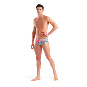 MEN'S ARENA TROPICAL DELIGHT SWIM LOW WAIST SHORT
