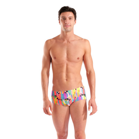MEN'S ARENA TROPICAL DELIGHT SWIM LOW WAIST SHORT | Les4Nages