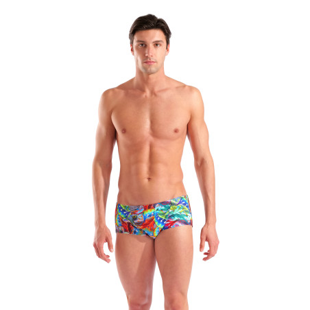 Arena IGUANAS SWIM LOW WAIST SHORT BLACK-MULTI - Boxer Natation Homme | Les4Nages Arena IGUANAS SWIM LOW WAIST SHORT BLACK-MULTI - Boxer Natation Homme | Les4Nages