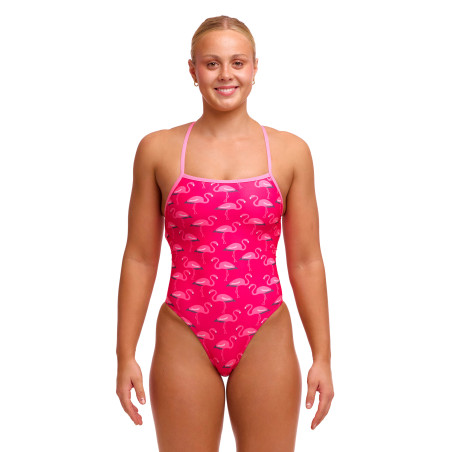 Funkita Flaming Go Gos - Strapped In - Maillot femme 1 pièce | Les4Nages