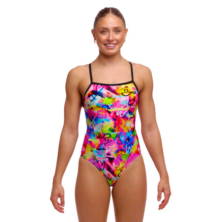 Funkita Tag Her - Single Straps - Maillot femme 1 pièce | Les4Nages