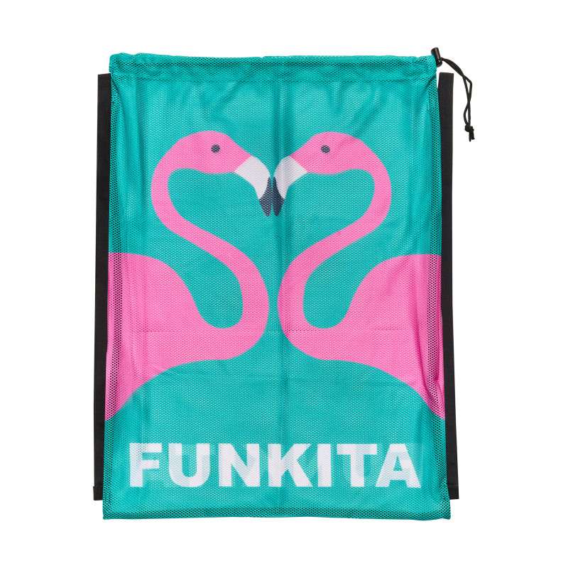 Funkita Go Flamingo Gear Bag - Mesh Bag | Les4Nages