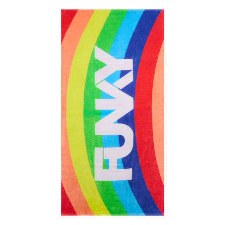 Funky Rainbowie - Towel - Serviette | Les4Nages Funky Rainbowie - Towel - Serviette | Les4Nages