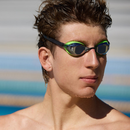 Lunettes FUNKY XT Machine Mirror Green Team | Les4Nages
