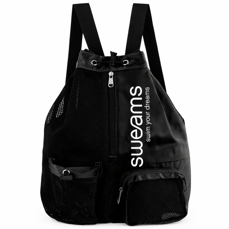 Sac à Dos / Mesh Bag SWEAMS MESH BACKPACK - BLACK | Les4Nages