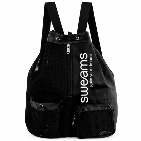 Sac à Dos / Mesh Bag SWEAMS MESH BACKPACK - BLACK | Les4Nages
