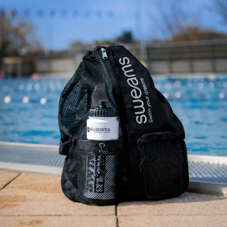 Sac à Dos / Mesh Bag SWEAMS MESH BACKPACK - BLACK | Les4Nages