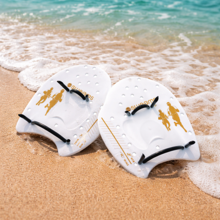 Plaquettes SwimRun SWEAMS SWIMRUN Paddle - White Gold | Les4Nages