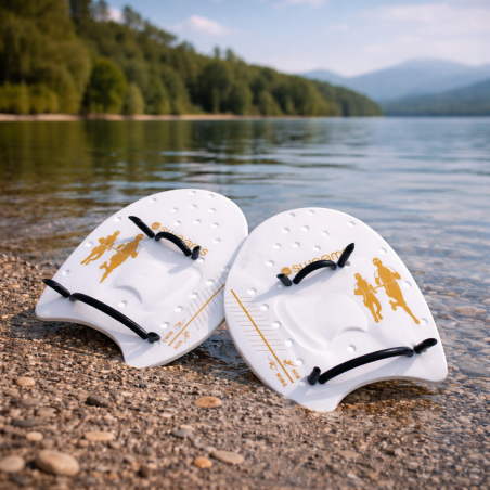 Plaquettes SwimRun SWEAMS SWIMRUN Paddle - White Gold | Les4Nages