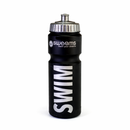 Bidon NATATION SWEAMS SWIM - Black Matt SILVER - 750ml | Les4Nages Bidon NATATION SWEAMS SWIM - Black Matt SILVER - 750ml | Les4Nages