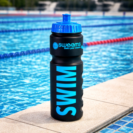 Bidon NATATION SWEAMS SWIM - Black Matt BLUE - 750ml | Les4Nages