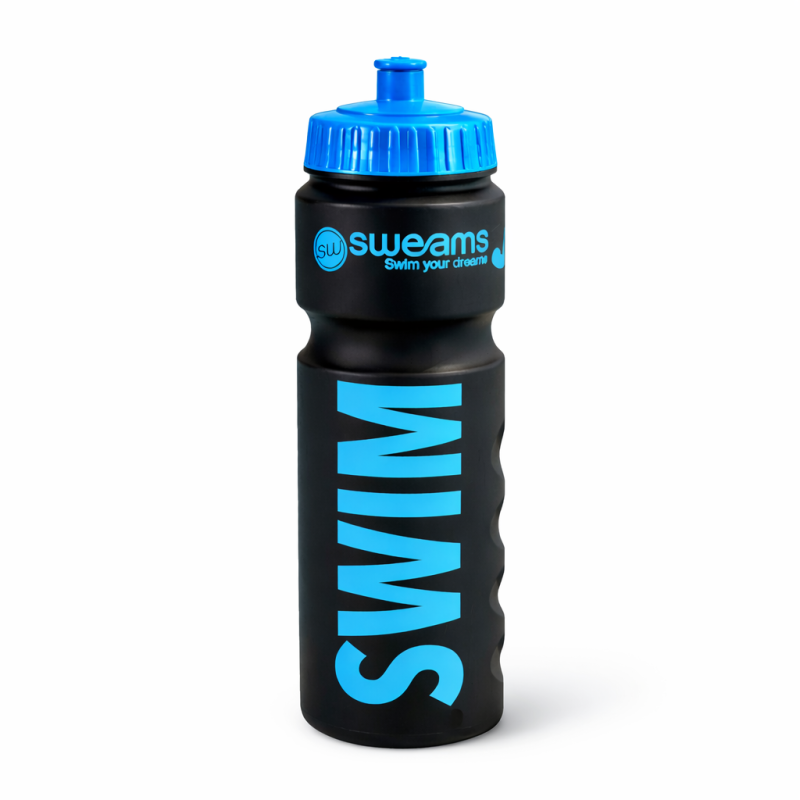 Bidon NATATION SWEAMS SWIM - Black Matt BLUE - 750ml | Les4Nages