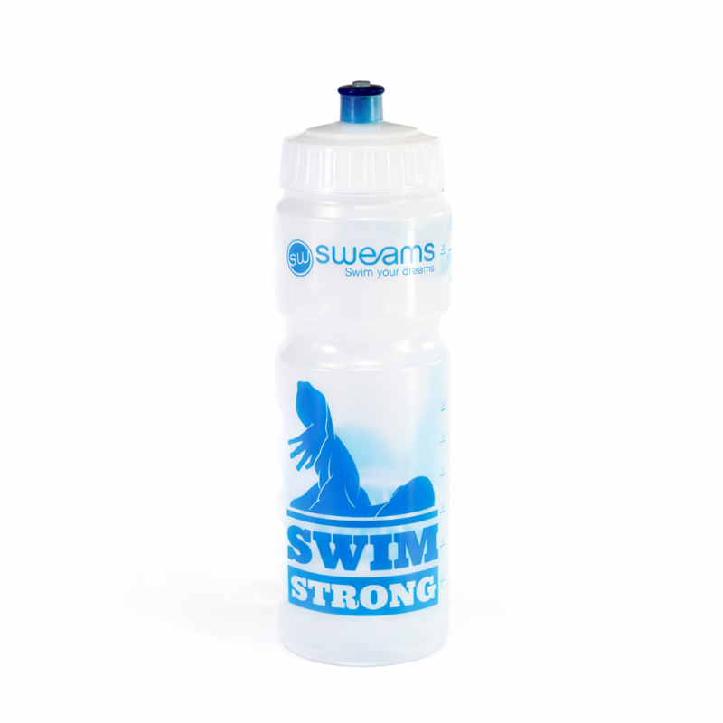 Bidon NATATION SWEAMS STRONG SWIMMER - CLEAR BLUE - 750ml | Les4Nages