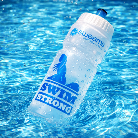 Bidon NATATION SWEAMS STRONG SWIMMER - CLEAR BLUE - 750ml | Les4Nages