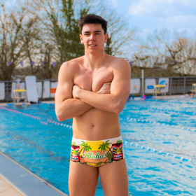 SWEAMS TRUNKS ALOHA TIKI - Boxer Natation Homme