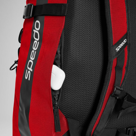 Speedo Pro 45L red charcoal - Sac natation et piscine | Les4Nages Speedo Pro 45L red charcoal - Sac natation et piscine | Les4Nages