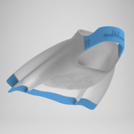 SPEEDO DMC Elite Blanc/BLEU- Mini Palmes Natation & Piscine | Les4Nages