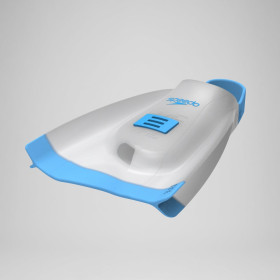 SPEEDO DMC Elite Blanc/BLEU- Mini Palmes Natation & Piscine