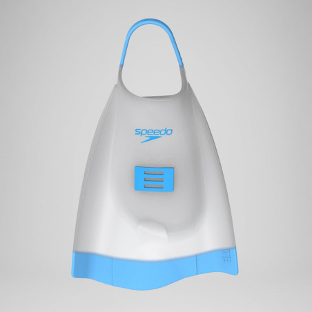 SPEEDO DMC Elite Blanc/BLEU- Mini Palmes Natation & Piscine | Les4Nages