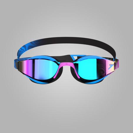 Speedo FASTSKIN HYPER ELITE MIRROR - Bleu Violet BLU/GRE - Lunettes Natation | Les4Nages