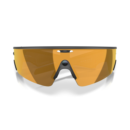 OAKLEY META VANGUARD AI Black avec Verres Prizm 24K - Lunettes solaires connectées avec Caméra et écouteurs intégrés | Les4Nages