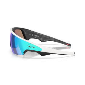 OAKLEY META VANGUARD AI White avec verres Prizm Saphir - Lunettes solaires connectées avec Caméra et écouteurs intégrés