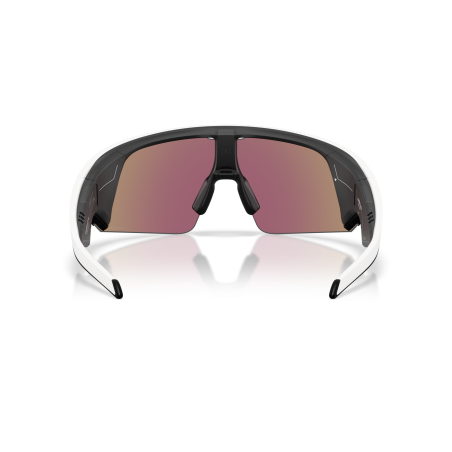 OAKLEY META VANGUARD AI White avec verres Prizm Saphir - Lunettes solaires connectées avec Caméra et écouteurs intégrés | Les4Nages