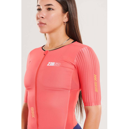 ZEROD TTSuit RACER Allegra - Trifonction Triathlon femme manches courtes | Les4Nages