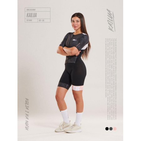 ZEROD TTSuit RACER Kailua - Trifonction Triathlon femme manches courtes | Les4Nages ZEROD TTSuit RACER Kailua - Trifonction Triathlon femme manches courtes | Les4Nages
