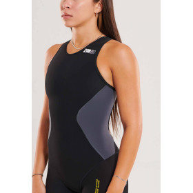 ZEROD RACER Black Volt - Trifonction Triathlon Femme sans manches