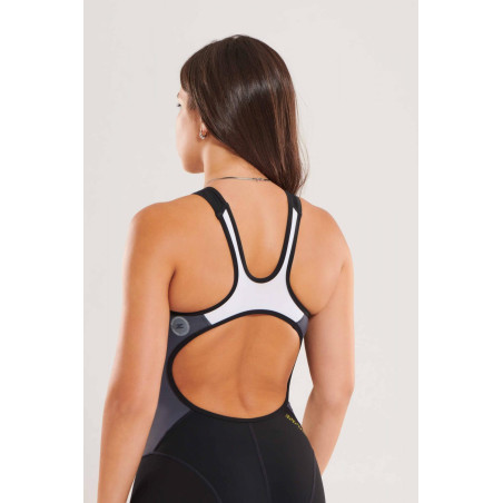 ZEROD RACER Black Volt - Trifonction Triathlon Femme sans manches | Les4Nages