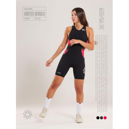 ZEROD RACER Vortex Nebula - Trifonction Triathlon Femme sans manches | Les4Nages