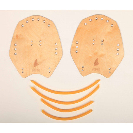 Plaquettes de natation en bois Hydrawoodtech | Les4Nages Plaquettes de natation en bois Hydrawoodtech | Les4Nages