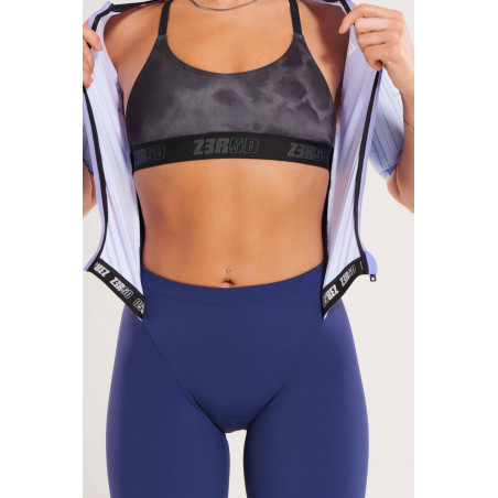 ZEROD TTSuit RACER Lavender - Trifonction Triathlon femme manches courtes | Les4Nages