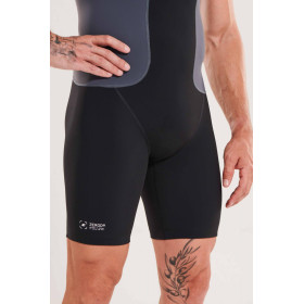 ZEROD TTSuit RACER Black Volt - Trifonction Triathlon Homme manches courtes