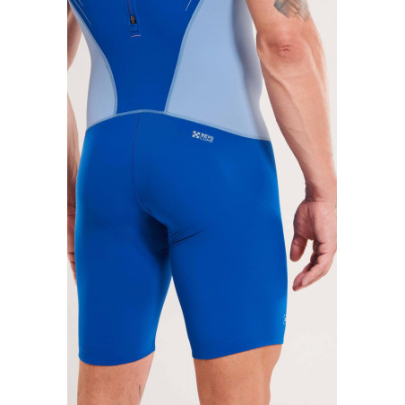 ZEROD RACER DeepBlue - Trifonction Triathlon Homme sans manches | Les4Nages