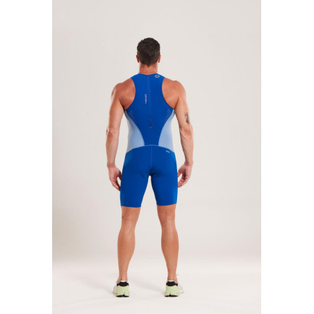 ZEROD RACER DeepBlue - Trifonction Triathlon Homme sans manches | Les4Nages