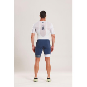 ZEROD TTSuit RACER Smoke White - Trifonction Triathlon Homme manches courtes