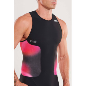 ZEROD RACER Vortex Nebula - Trifonction Triathlon Homme sans manches