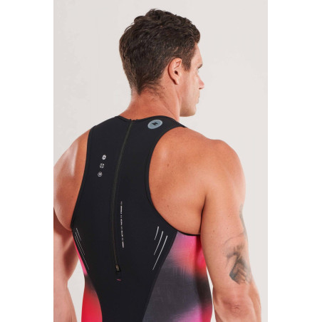 ZEROD RACER Vortex Nebula - Trifonction Triathlon Homme sans manches | Les4Nages