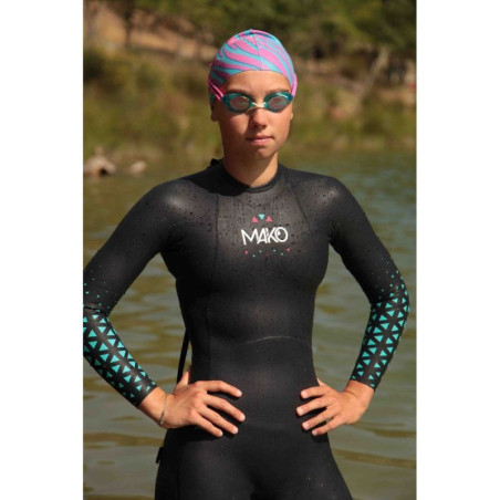 Mako NEXT GEN Femme (Nouveauté 2026) - Combinaison Triathlon Néoprène Femme | Les4Nages