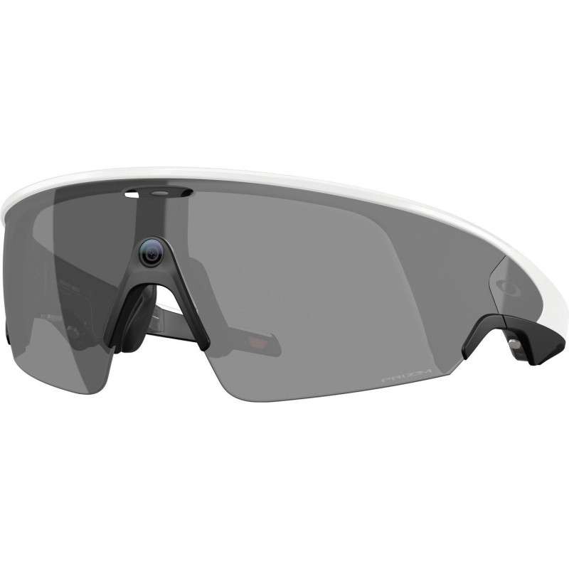 OAKLEY META VANGUARD AI White avec Verres Prizm Black - Lunettes solaires connectées avec Caméra et écouteurs intégrés | Les4Nages