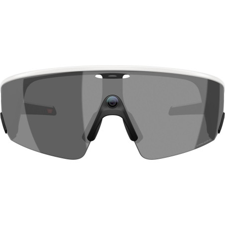 OAKLEY META VANGUARD AI White avec Verres Prizm Black - Lunettes solaires connectées avec Caméra et écouteurs intégrés | Les4Nages