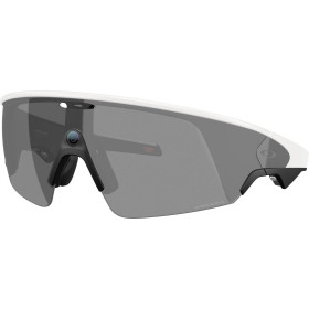 OAKLEY META VANGUARD AI White avec Verres Prizm Black - Lunettes solaires connectées avec Caméra et écouteurs intégrés