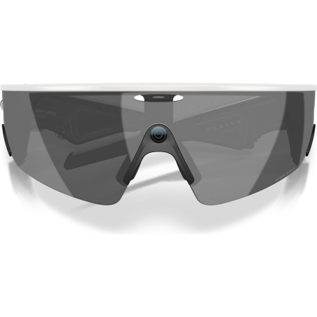 OAKLEY META VANGUARD AI White avec Verres Prizm Black - Lunettes solaires connectées avec Caméra et écouteurs intégrés | Les4Nages